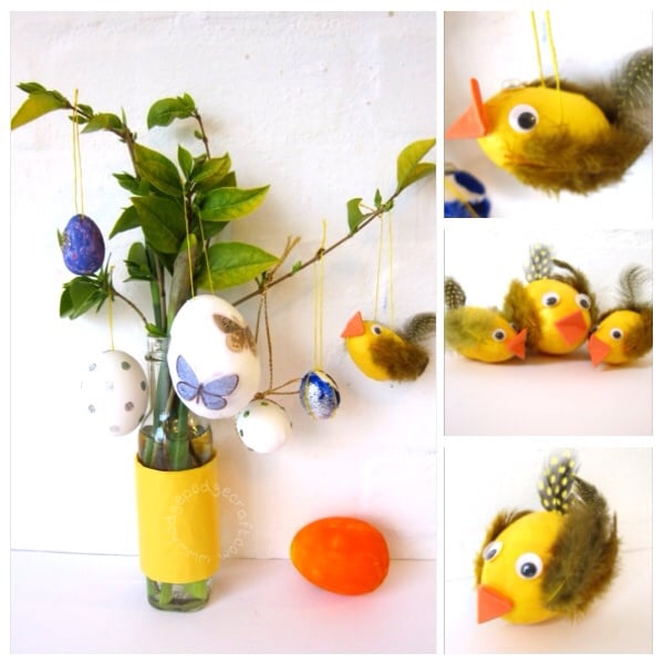 How to make egg chicks for Easter