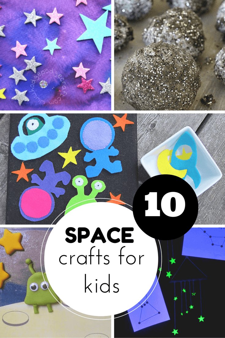 How to make space-themed DIY fuzzy felt