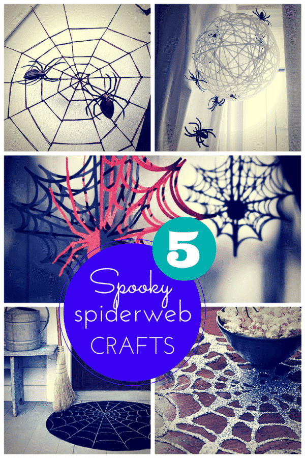 5 spooky spiderweb craft ideas
