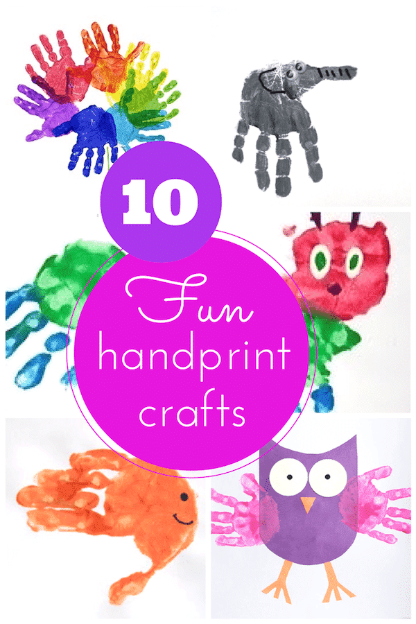 10 amazing handprint craft ideas for kids!