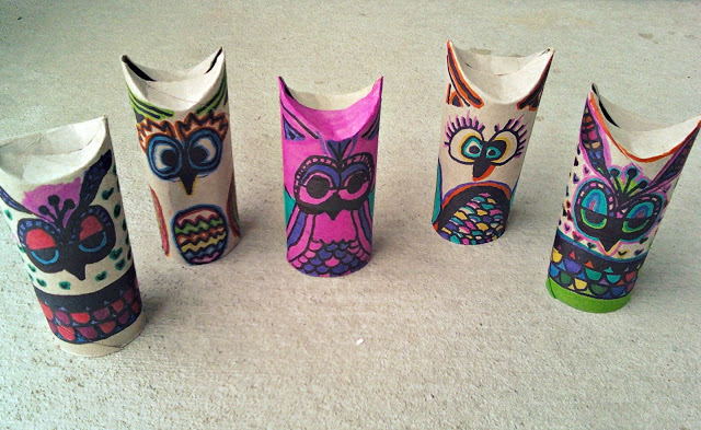 toilet paper owls
