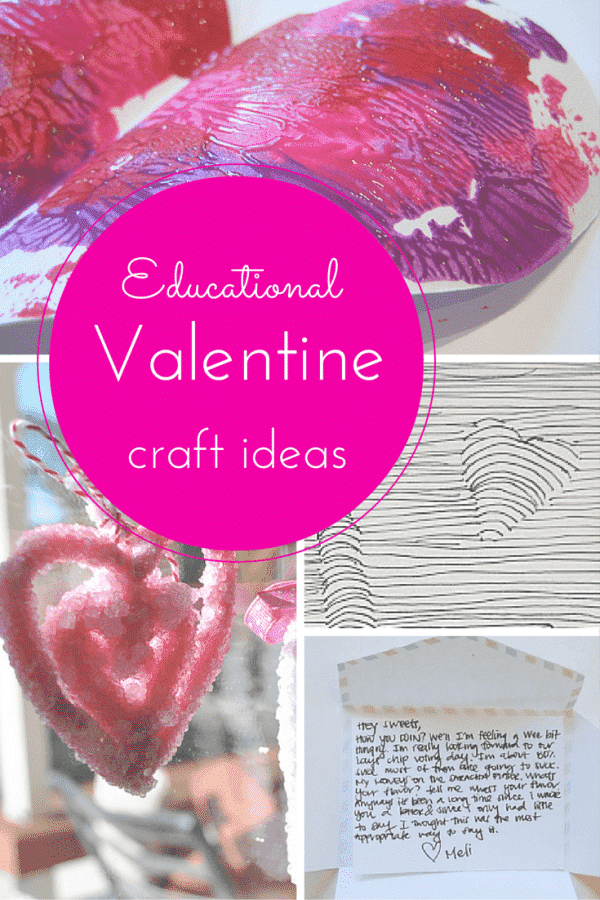 Love School: educational Valentine craft ideas