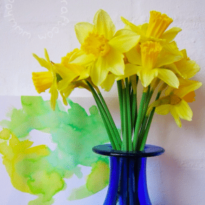 St David's day crafts: Love-spoons & Daffodils