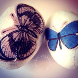 How to make decoupage eggs for Easter