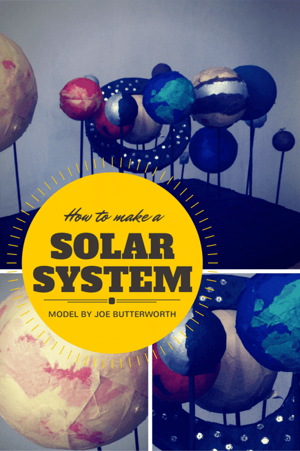 How to make a model of the solar system
