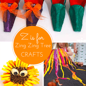 Z craft ideas for kids (a Zing Zing Tree special)