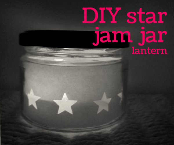 diy star jam jar lantern FB