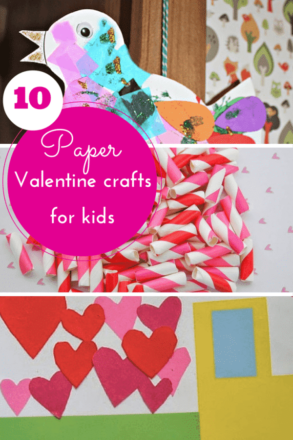 paper valentine crafts for kids