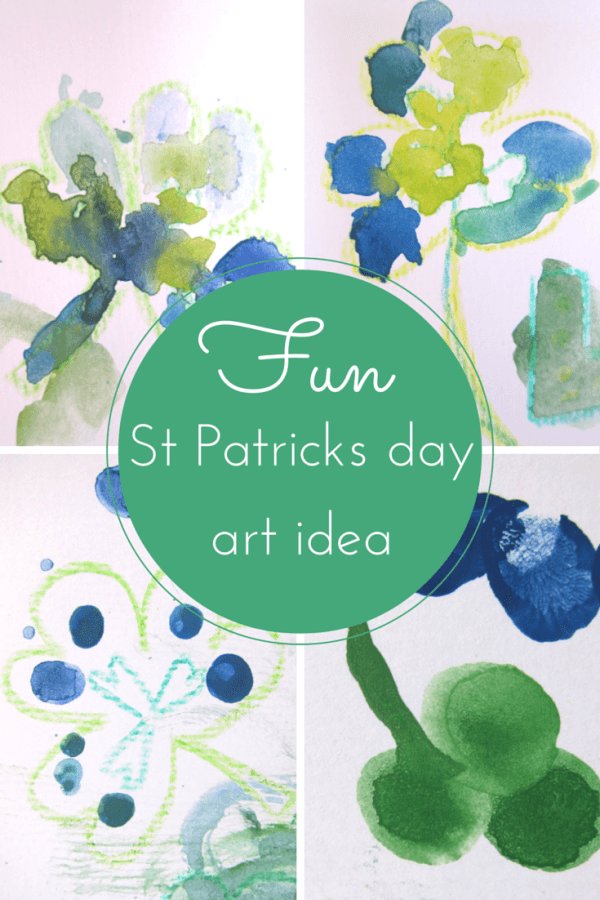 Happy St Patricks day art idea for kids of all ages – HodgePodgeCraft