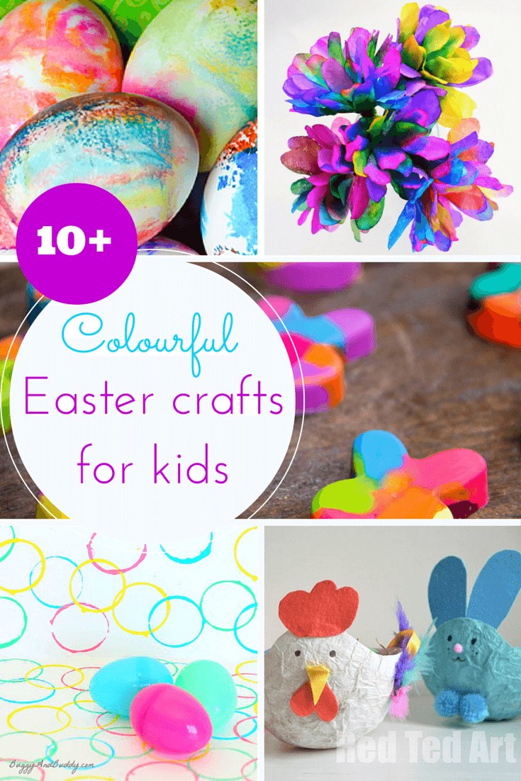 10 colourful Easter crafts for toddlers