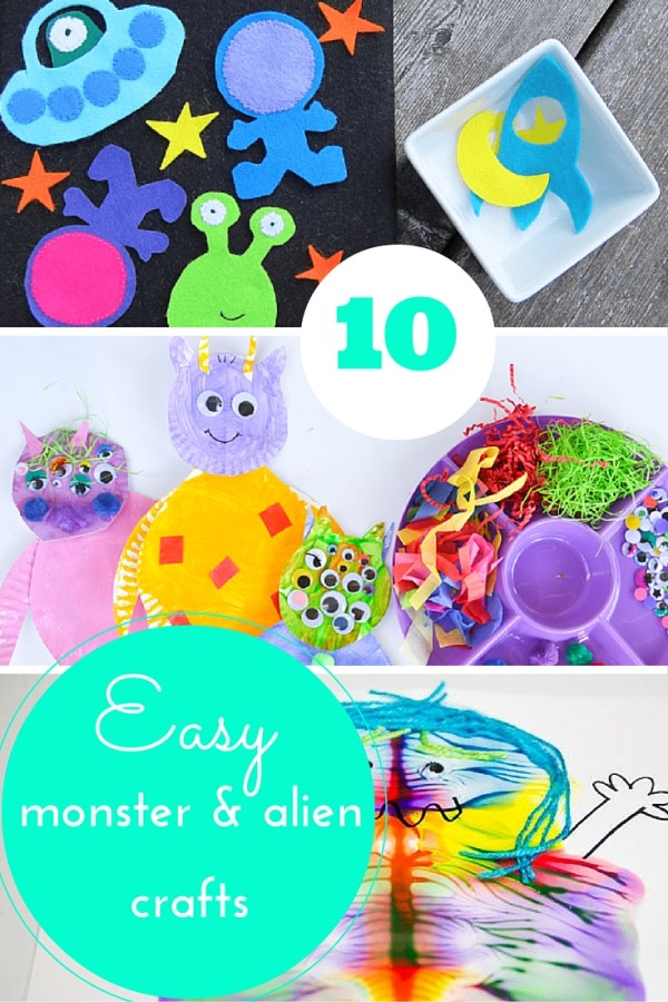 10 monster & alien crafts for kids