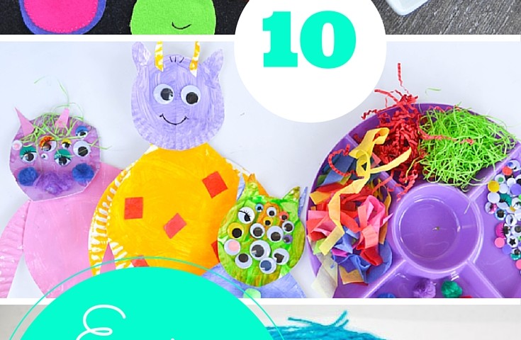 10 monster & alien crafts for kids