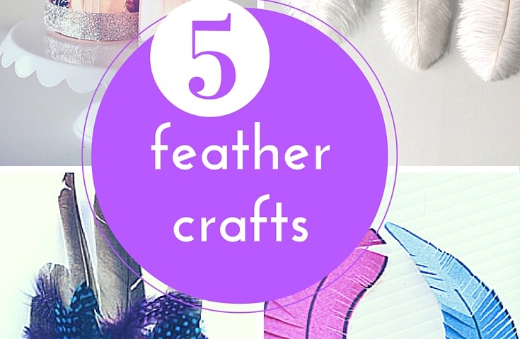 5 feather crafts round up